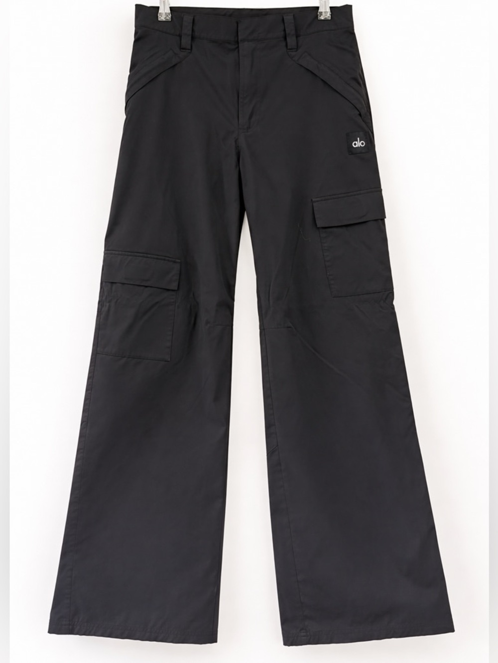 Alo Yoga Black Cargo Pants Size Small | Wide Leg Utility Pants size S - Picture 2 of 4
